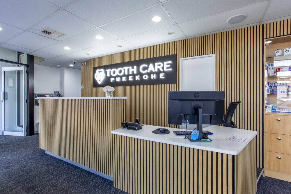 toothcare pukekohe dentists reception office